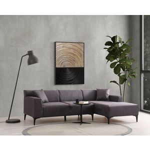 Rohová sedacia súprava / Rohová pohovka New Petra R Corner - Anthracite vyobraziť