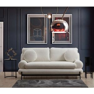 Dvojmiestna pohovka Livorno - White vyobraziť