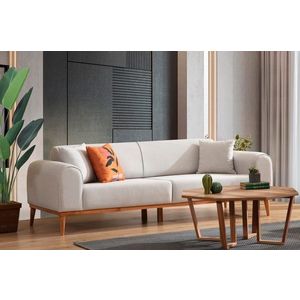 Trojmiestna rozkladacia pohovka Kapri 3 Seater - Cream vyobraziť