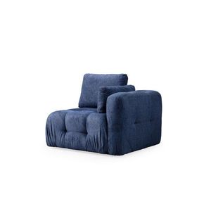 Kreslo / Jednomiestna pohovka Amaris 1R - Navy Blue vyobraziť