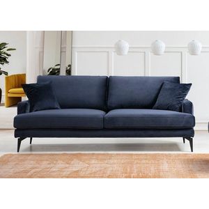Trojmiestna pohovka Papira 3 Seater - Navy Blue vyobraziť