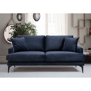 Dvojmiestna pohovka Papira 2 Seater - Navy Blue vyobraziť