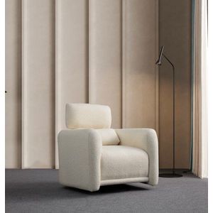 Kreslo ušiak Boston - White vyobraziť