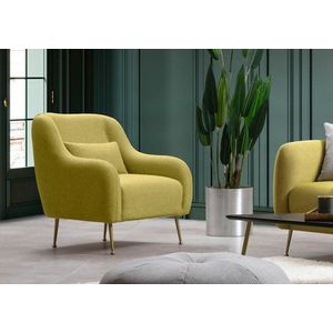 Kreslo ušiak Sevilla Armchair - Yellow vyobraziť