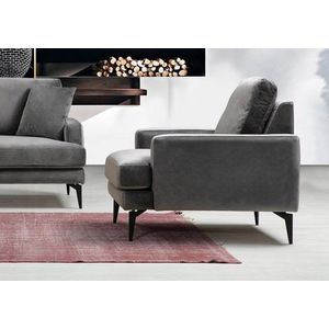 Kreslo ušiak Papira Armchair - Anthracite vyobraziť