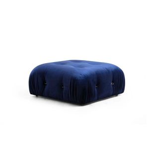 Taburetka Bubble Pouffe - Velvet Blue vyobraziť