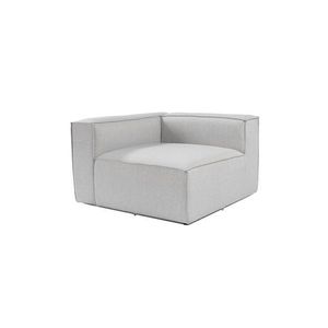 Kreslo / Jednomiestna pohovka Fora L1 - Light Grey vyobraziť