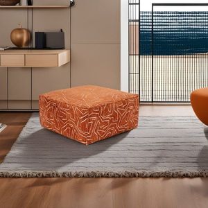 Puf Lora Pouffe - Orange vyobraziť