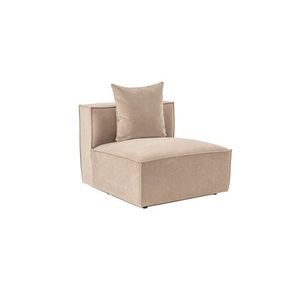 Kreslo / Jednomiestna pohovka Sora O1 - Cappuccino v2 vyobraziť