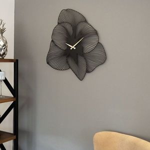 Dekoratívne kovové nástenné hodiny Azalea Metal Wall Clock - APS039 49 - Black vyobraziť