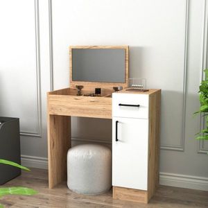 Toaletný stolík Inci - Atlantic Pine, White vyobraziť