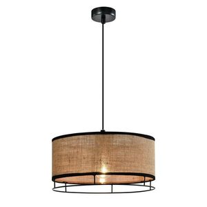 Stropná lampa Ardi čierna 1x40W E27 žlté tienidlo vyobraziť