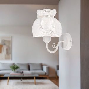 ROSSINI biela nástenná lampa 1x40W E27 biele tienidlo vyobraziť