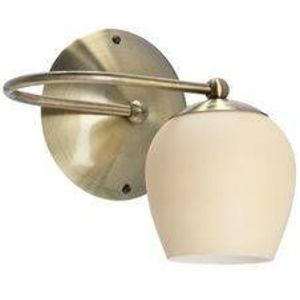 Nástenná lampa Serano patina 1x60W E27 krémové tienidlo vyobraziť