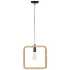 Závesná lampa Quadro čierna+béžová 1x40W E27 vyobraziť