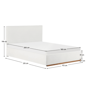 Posteľ s úložným priestorom NUVOLA Tempo Kondela vyobraziť