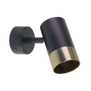 NÁSTENNÁ LAMPA TOBI ČIERNA 1X15W GU10 TIENIDLO ČIERNA+ZLATÁ vyobraziť