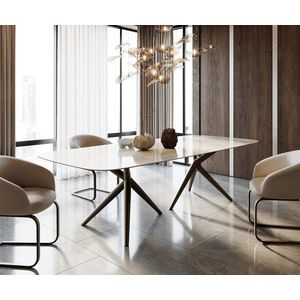 Jedálenský stôl Edge Boot 270x120 keramický Iris FMG Onice Grigio vyobraziť