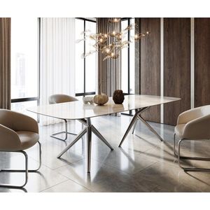 Jedálenský stôl Edge Boot 270x120 keramický Iris FMG Onice Grigio vyobraziť