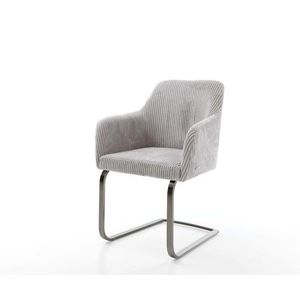 Kreslo Greg-Flex Cord Console Chair Silver Grey Flat Console Chair vyobraziť