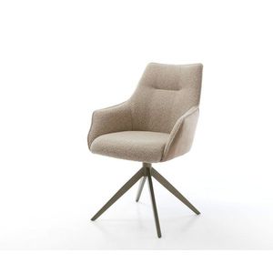 Otočná stolička Alja-Flex s podrúčkami Blatová zmes materiálov Krížový vyobraziť