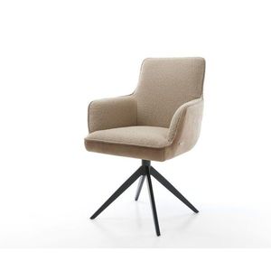 Otočná stolička Heira-Flex s podrúčkami Zmiešané materiály Blatníkový vyobraziť