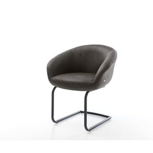 Vinka-Flex jedálenská stolička s podrúčkami antracitová vintage vyobraziť