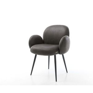 Jedálenská stolička Nube-Flex antracitová vintage podnož zúžené vyobraziť