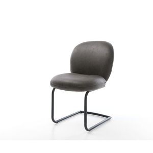 Jedálenská stolička Nube-Flex antracitová vintage konzolová podnož vyobraziť