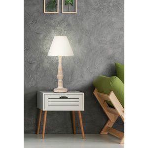 Stolová lampa, kancelárska, biela, 42 cm, 40 W, E14, Folclore vyobraziť