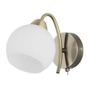 Nástenná lampa NESTOR Patina 1x40W E27 biele tienidlo vyobraziť