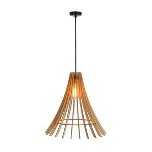 Závesná lampa Eco 1 1x40 e27 Drevené tienidlo vyobraziť