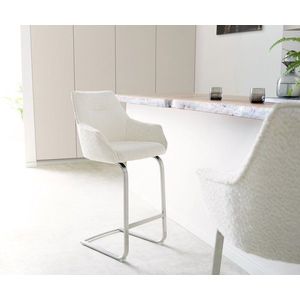 Barová stolička Alja-Flex konzolová základňa plochá z nehrdzavejúcej vyobraziť