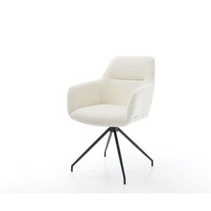 Jedálenská stolička Pejo-Flex bouclé biela krížová podnož zúžená vyobraziť