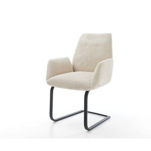 Jedálenská stolička Zoa-Flex s konzolovou základňou plochá čierna vyobraziť