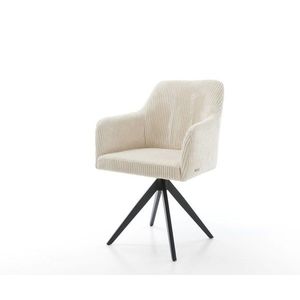 Greg-Flex otočná stolička s krížovou základňou štvorcová čierna vyobraziť