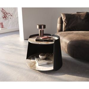 Daban konferenčný stolík 50x50 cm keramický Calaccatta sinfonia bielo vyobraziť