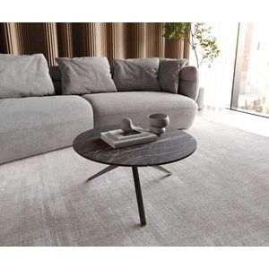 Konferenčný stolík Delron 70x70 cm keramický Laminam®Noir Desir vyobraziť