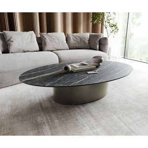 Konferenčný stolík Casilda 150x90 cm keramický Laminam®Noir Desir vyobraziť