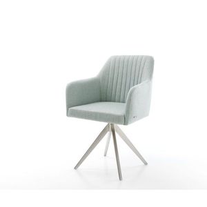 Greg-Flex otočná stolička mint krížová základňa štvorcová vyobraziť