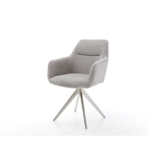 Pejo-Flex otočná stolička krížová základňa štvorcová z nehrdzavejúcej vyobraziť