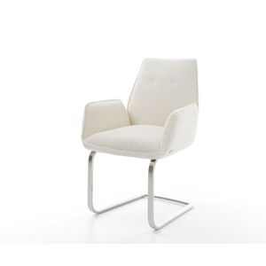 Jedálenská stolička Zoa-Flex konzolová základňa plochá nerezová oceľ vyobraziť