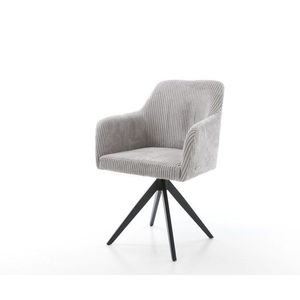 Greg-Flex otočná stolička s krížovou základňou štvorcová čierna vyobraziť