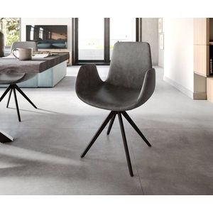 Ilia-Flex otočná stolička s podrúčkami krížová základňa štvorcová vyobraziť