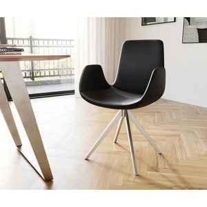 Ilia-Flex otočná stolička s podrúčkami krížová základňa štvorcová vyobraziť