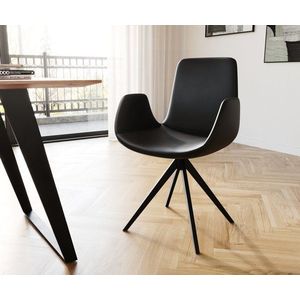 Ilia-Flex otočná stolička s podrúčkami krížová základňa štvorcová vyobraziť