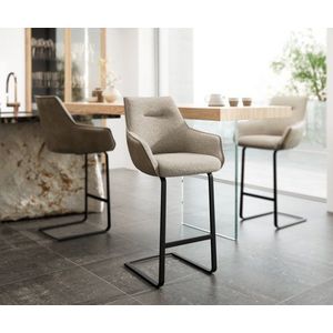 Barová stolička Alja-Flex konzolová základňa plochý kov čierna vyobraziť