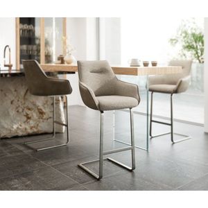 Barová stolička Alja-Flex konzolová základňa plochá nerezová oceľ vyobraziť