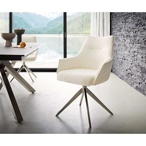 Alja-Flex otočná stolička s podrúčkami krížová základňa široká vyobraziť