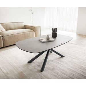 Konferenčný stolík Sarita 120x70 cm keramický aspetto concreto farebný vyobraziť